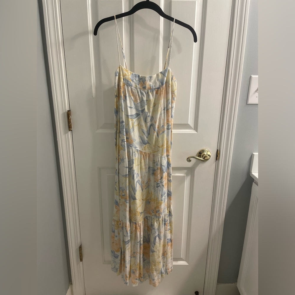 Asymmetrical Tiered Maxi Dress